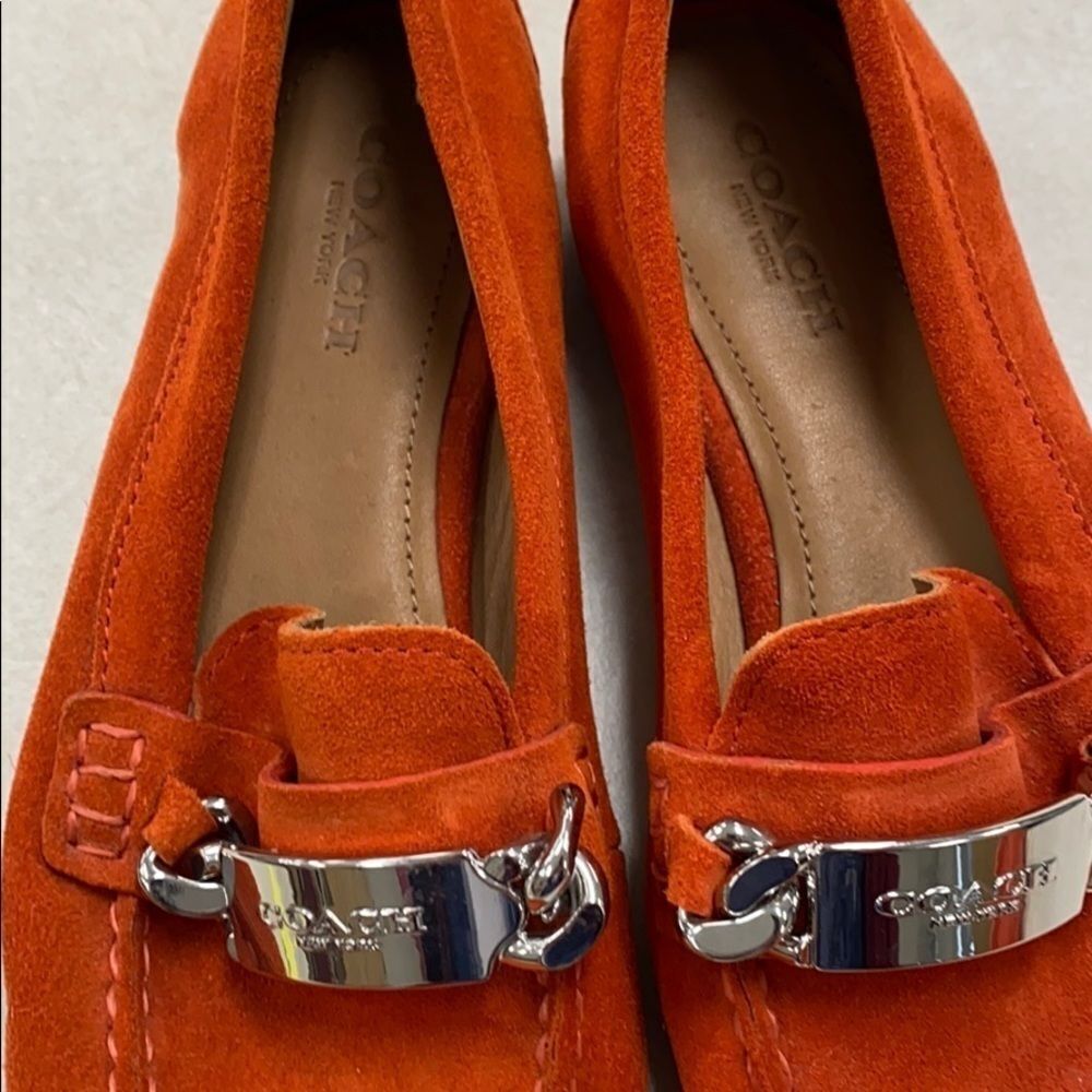 Coach Kimmie Suede loafers size 5 1/2 - Picture 2 of 4